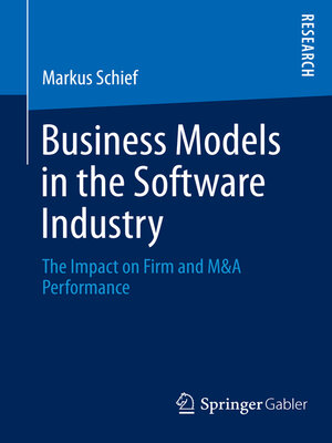 cover image of Business Models in the Software Industry